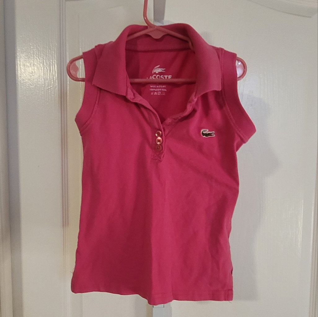 Lacoste Golf Sleeveless Polo Xs 0